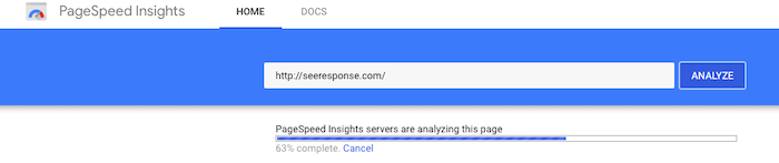 Google page speed insights 